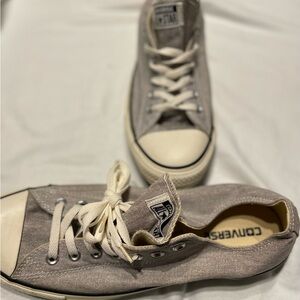 New light grey Converse - Men 10 1/2
